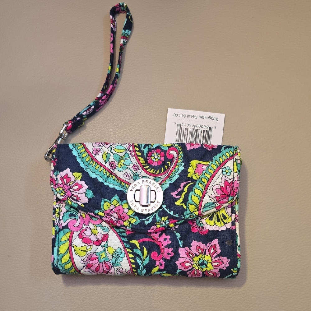 Vera Bradley Multicolor Petal Paisley Smartphone Wristlet NWT